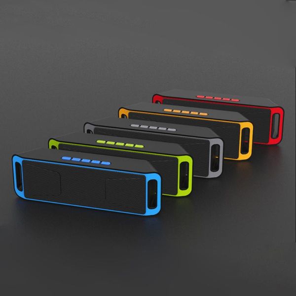 

sc208 wireless bluetooth speaker portable dual horn small stereo car subwoofer for pc & phone