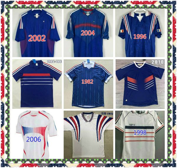 

10 zidane 1998 france retro vintage zidane henry maillot de foot thailand quality soccer jerseys uniforms football jerseys shirt men shirt, Black;yellow