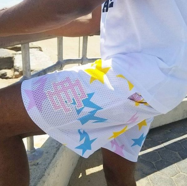 

luxury men's brand fashion eric emanuel shorts summer ee basic short designers newyork city skyline men fitness loose breathable women, White;black