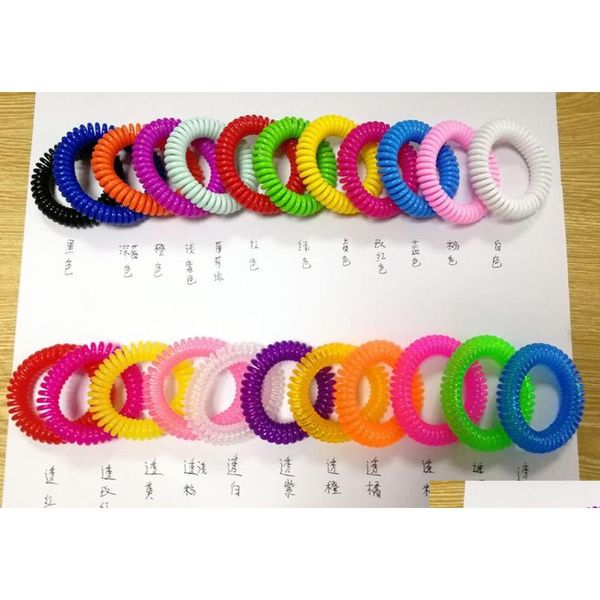 

mosquito repellent bracelet multicolor pest control bracelets insect protection camping waterproof spiral wrist ban qylpgg bdetoys