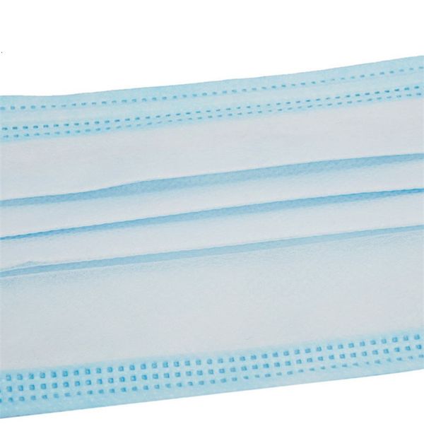 

3-ply non woven disposable mask facial protective 3 layers earloop anti-dust face masks 50pcs