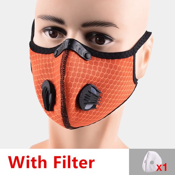 

with filter breathing anti-dust earloop mouth face cover outdoor riding lycra cotton mask4mp2