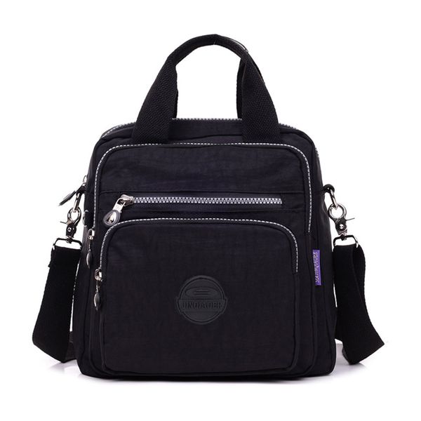 

women messenger bag ladies crossbody bags handbag waterproof nylon zipper pocket solid shoulder packet lady tote package c1223