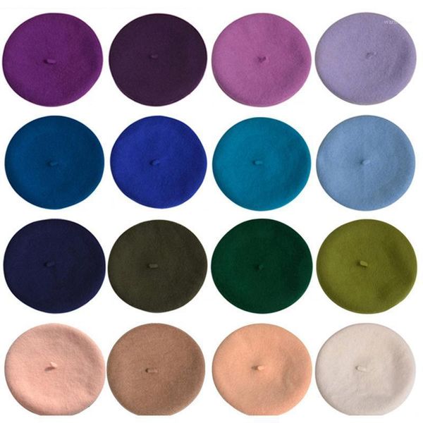 

weme t161 wool beret hat 40 colors available unisex1, Blue;gray