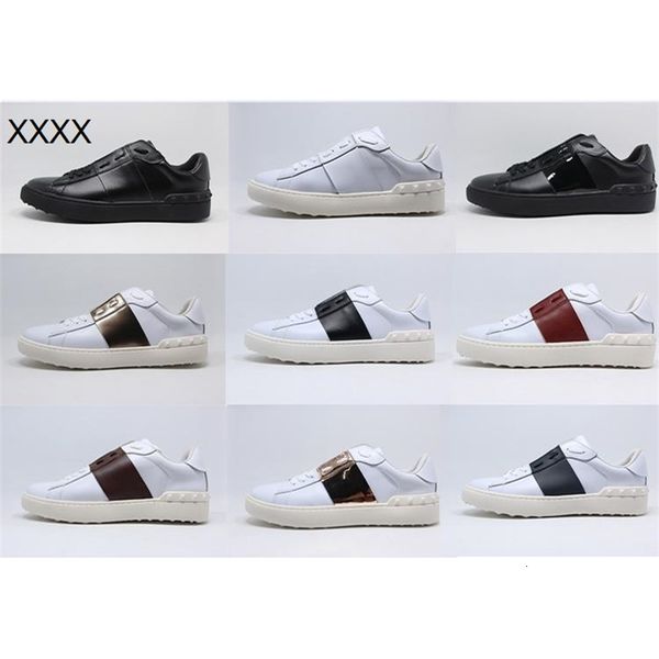 

colors genuine leather shoes luxury designer v vogue runway black red yellow blue