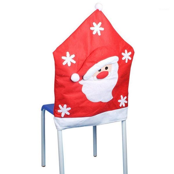 

chair covers urijk 1pc christmas 2021 cover dining seat santa claus deer snowman for home party year decor1