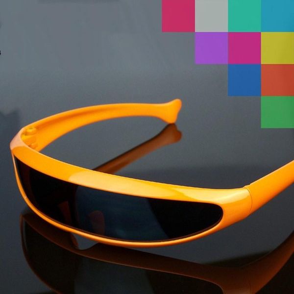

sunglasses women vintage narrow cyclops luxurious personality fashion glasses funny mask decoration men, White;black