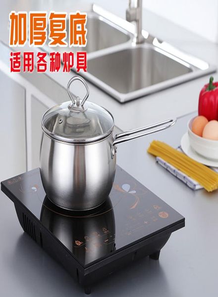 

thickened double bottom stainless steel household soup pot gas cooker general thickened double official visibility wmtoxx