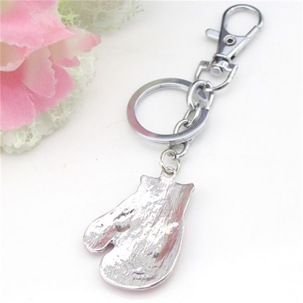

jewelry breast cancer awareness gift, pink ribbon jewelry,sport gloves keyrings pink ribbon fighting box gloves keychain, Slivery;golden