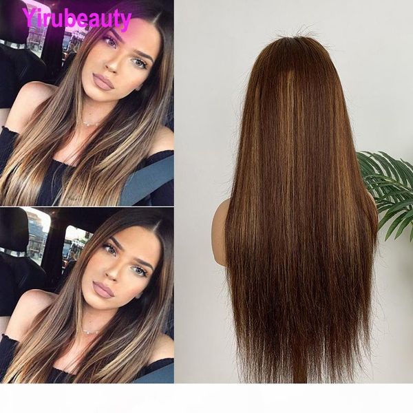 

peruvian human hair 4 27# lace front wig silky straight 4 27 wholesale 13x4 lace front wigs 8-28inch, Black;brown