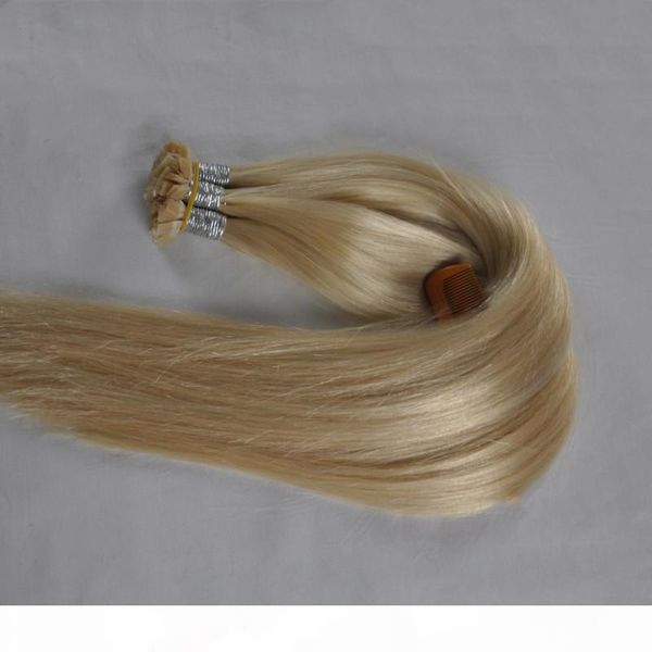 

300grams flat tip pre bonded in extensions 100% remy human keratin hair extensions, Black