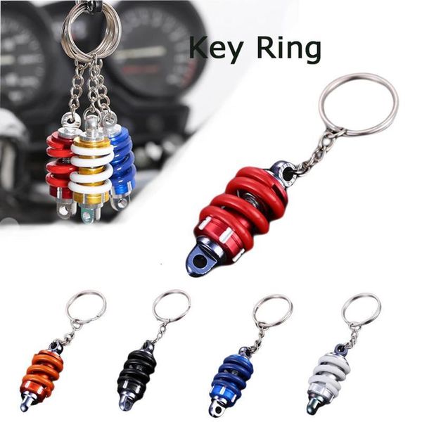 

absorber keychain motorcycle car automobile damping modified key ring, Silver