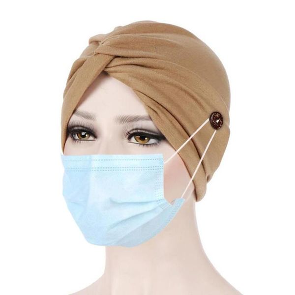 

new style anti-leash button turban hat muslim toe cap spot, Blue;gray