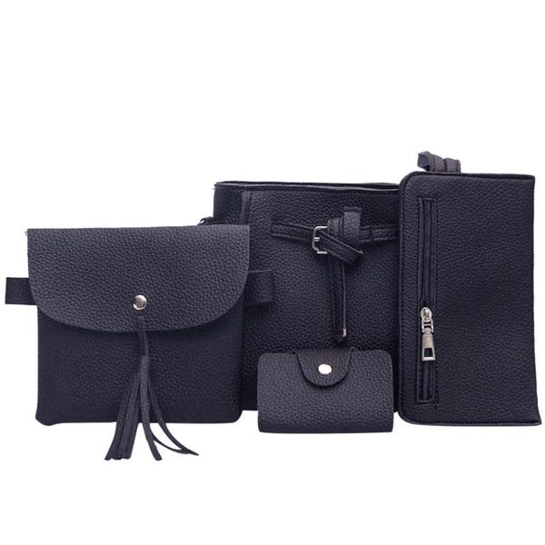 

woman bag 2021 new fashion four-piece shoulder bag messenger wallet handbag @9