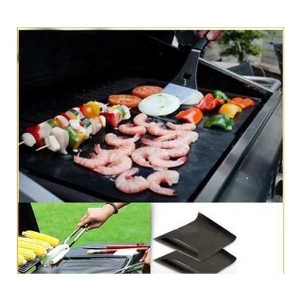

eco-friendly sile mat barbecue tool accessories baking bake mat oven liner reusable non-stick bbq jllnto sport77777