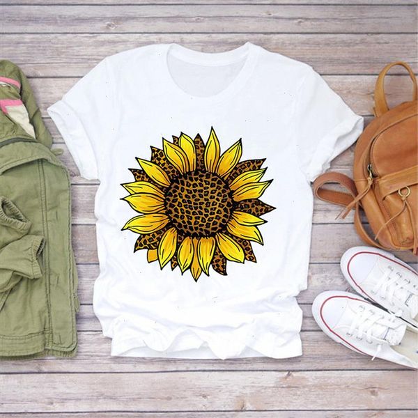 

t shirts for women 3d flower vintage cute trend clothing print lady womens graphic t shirt ladies female tee shirt, White