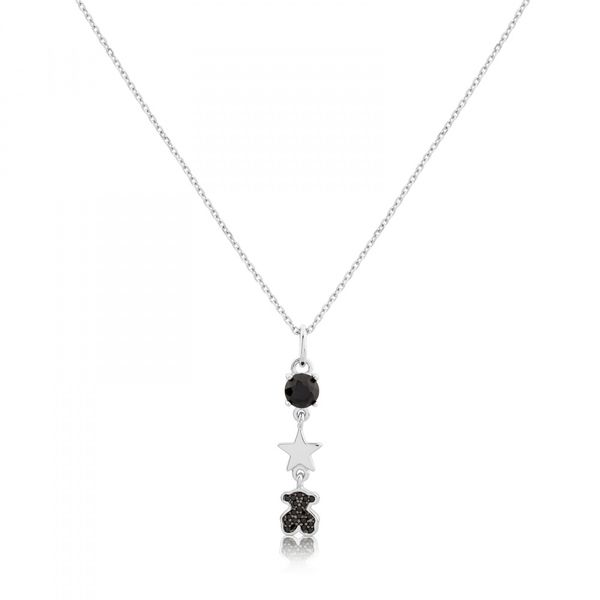 

2021 new style 100% sterling silver bear pendant fashion necklace diy jewelry wholesaler 2