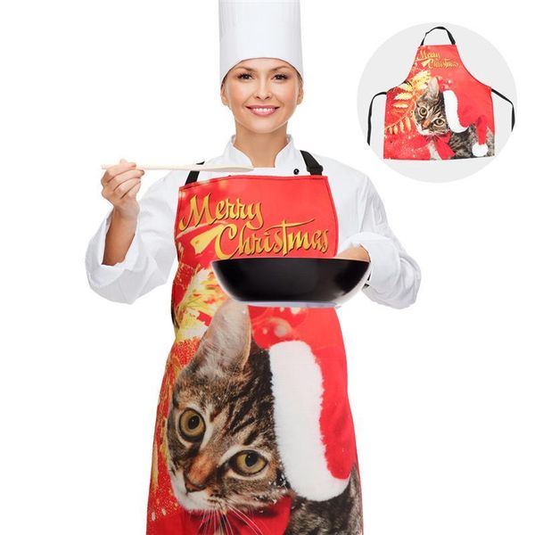 

aprons christmas theme apron creative cooking practical kitchen supplies
