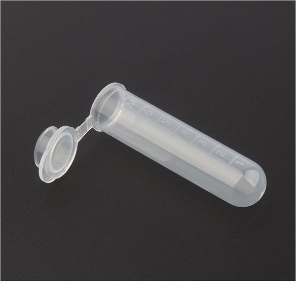 

100pcs 15*62mm 7ml plastic transparent centrifuge tube home garden plants seedling storage container ep bottles jllqeb