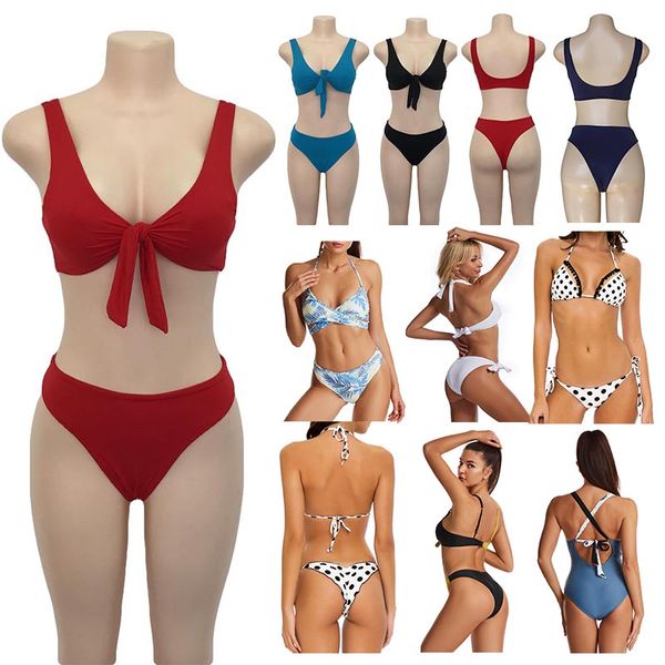 

womens bikinis set swimwear sports bra vest +pants leggings halter swimsuits swimming suit for women thong bikini fashion