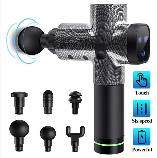 

electric massagers muscle massage gun 4000r/min for exercising relaxation massager with 4 heads1