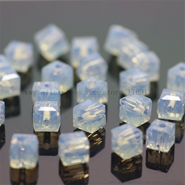 

isywaka 100pcs cube 4mm shining purple color square austria crystal beads glass beads loose spacer bead for diy jewelry making wmtqrb