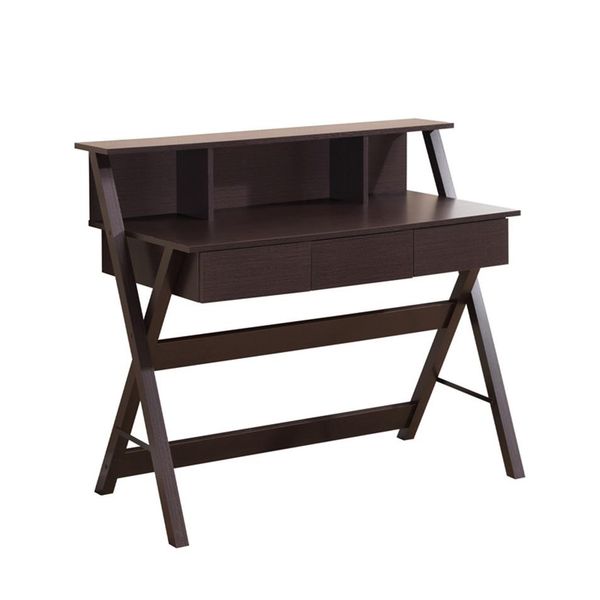 

us stock techni mobili writing desk with storage, wenge commercial furniture a07