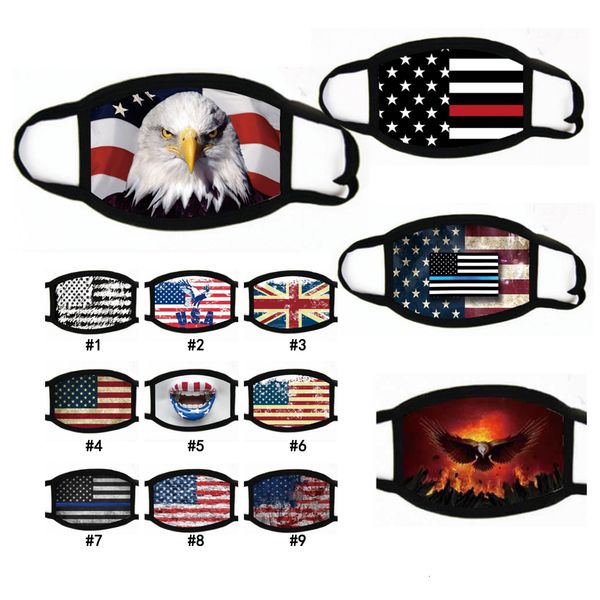 

designer face anti dust 3d cotton cloth masks flag pattern mouth mask