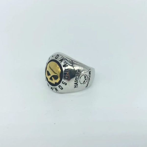 

5pcs/a lot of new sizes 7-13 cool design motorcycle skull ring 316l stainless steel fashion jewelry motorcycle motorcycle skull rin, Silver