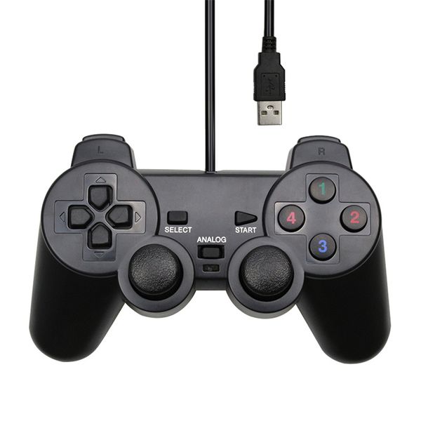 Spina USB Controller di gioco cablati Joystick Gamepad Accessori per lettori di giochi per PC WinXP ... Console di gioco retrò portatile Arcade A13