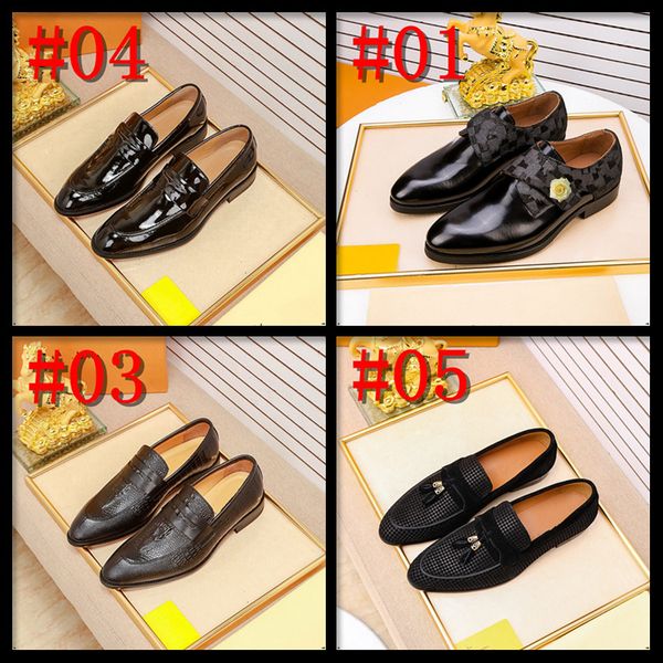 

new vintage design men fashion casual leather shoes luxury male business formal shoes lace up flats drving shoes, Black