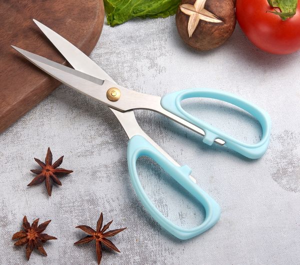 

small leaf kitchen gadget household multifunctional kitchen scissors strong force scissors chicken bone scissors meat food barbecue tools