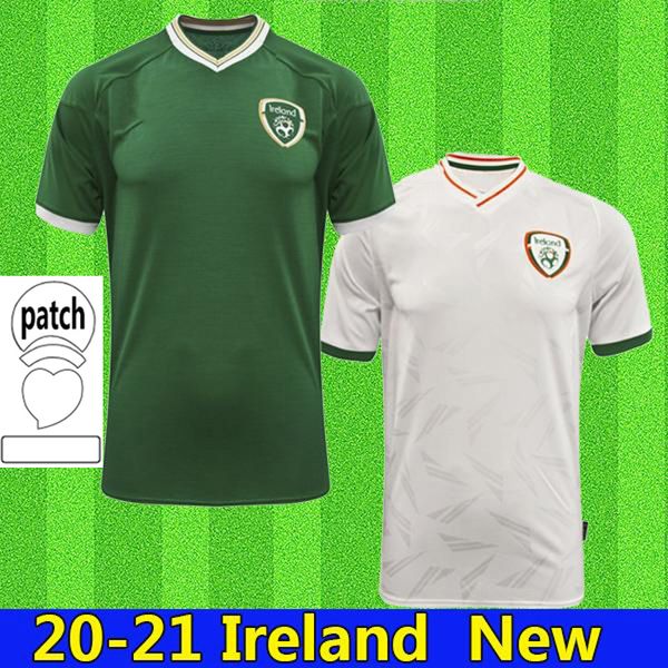 

20 21 ireland soccer jersey 2021 home away republic of ireland national team thailand quality uniforms men kids kit football shirt, Black;yellow