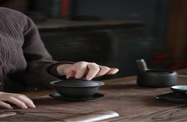 

tangpin ceramic gaiwan teacup керамическая чашка китайский кунг-фу чайные наборы для питья 150 мл тангин керамический jllpxo