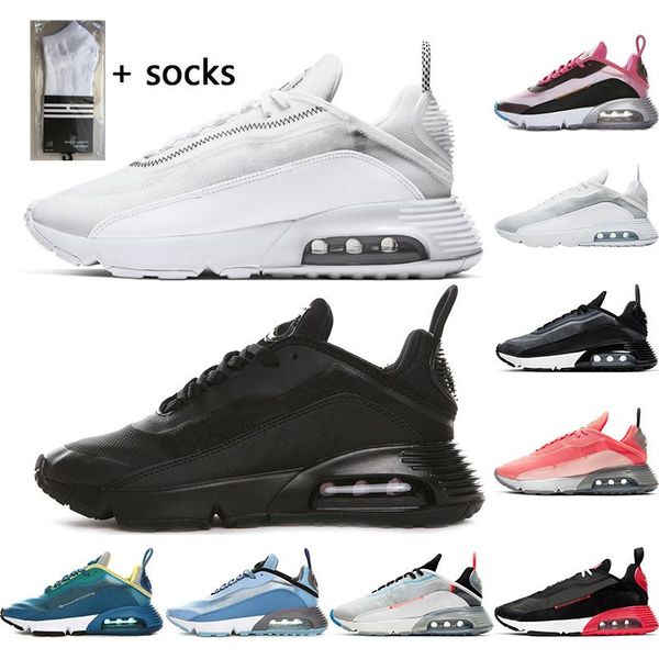 

2020 горячие 2090 мужчины женщины женские обувь чистый платиновый тройной черно-белый яркие красивые мужские тренеры chaussures спортивные к