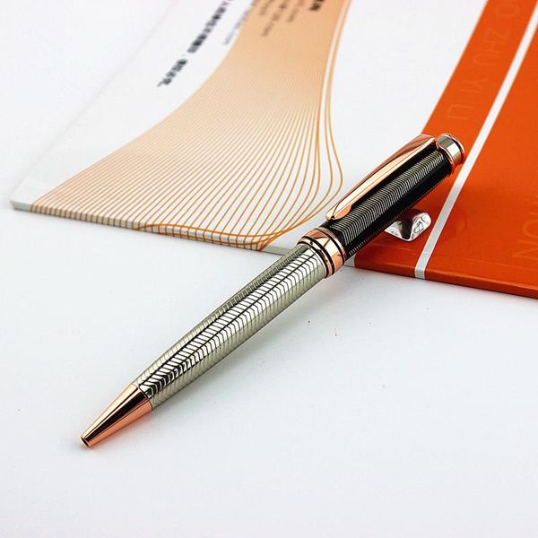 

ballpoint pens luxury metal roller ball pen with 0.7mm blue ink refill signature for christmas gift multi-color select, Blue;orange