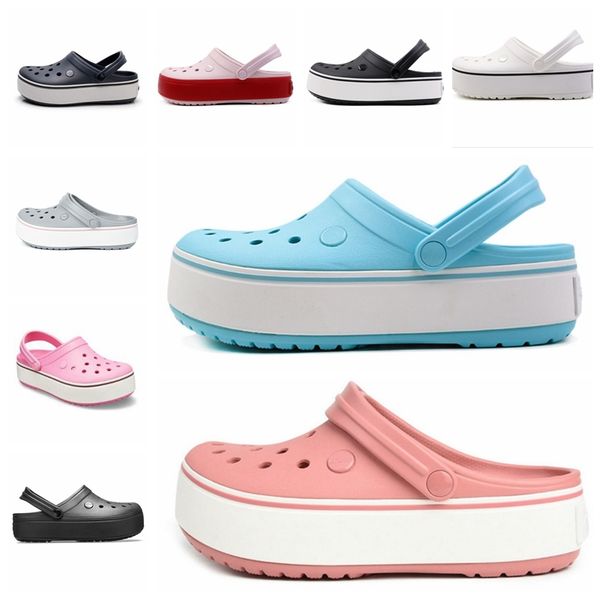 

outdoor shoes for women waterproof sneakers shoes sandals garden clog sandal beach slipper flat outdoor sandals male shoe rainbow 190057, Black