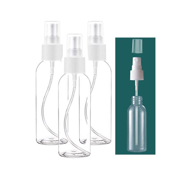 

20pcs spray bottle refillable perfume bottle 10/30/50/60/100ml plastic bottle disinfection atomizer 20p sqcglm