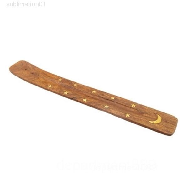 

a-wooden stick holder ash catcher burner stand furniture protection incense base aromatherapy plate random