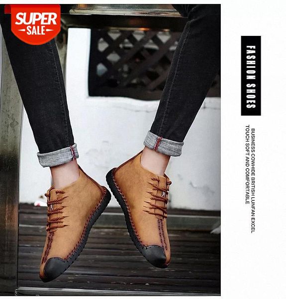 

men casual walking shoes leather loafers office dress shoes for men driving moccasins comfortable slip on party fashion #av4n