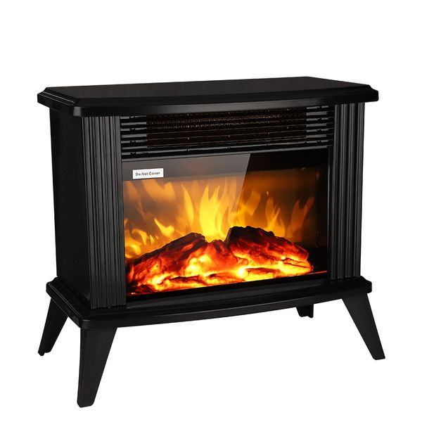 

1500w vertical space heater indoor heater bedroom heater two speed heating adjustment black new us stock