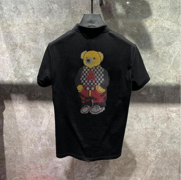 

2022 brand short sleeve mens polos shirts 100% cotton casual plus size s-3xl summer hommes polos fashion male, White;black