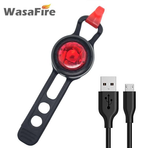 

bike lights 3 mode usb chargeable rear tail light waterproof red flashing led warning cycling lamp bicycle accessories