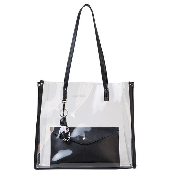 

cross body 2021 transparent simple crystal jelly beach bun mother tote bag
