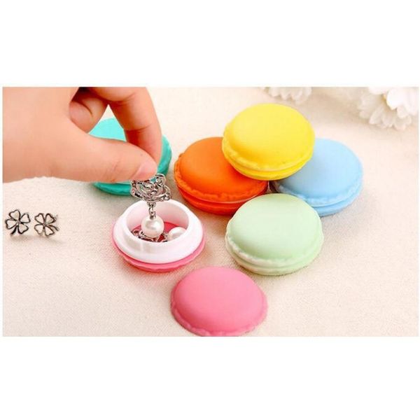 

eco-friendly candy color macaron storage box jewelry packaging display pill case organizer home decorati jllxwb soif
