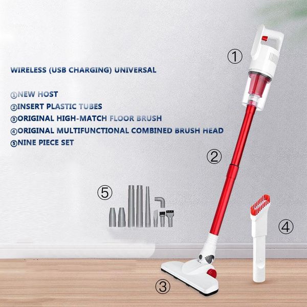 

motawish 2 in 1 handheld wireless vacuum cleaner cyclone filter 13000pa strong suction dust collector aspirator usb charging