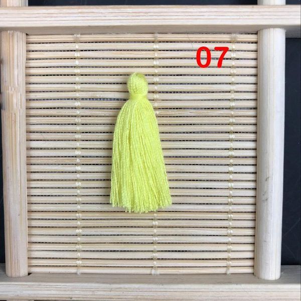 

50pcs 3cm mini cotton tassel fringe pendant diy small tassel trim earring jewelry making garments curtains sewing accessories h jllkxk