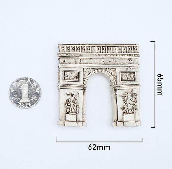 

arc de triomphe eiffel tower paris france magnetic fridge magnets tourist souvenir collection 3d magnetic refrigerator stickers wmtvsm