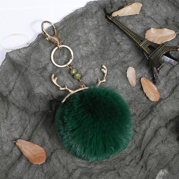 

1pcs fashion plush ball keychain diy jewelry curtain garments decorative accessories key chain handbag pendant craft tassels h jlluqo