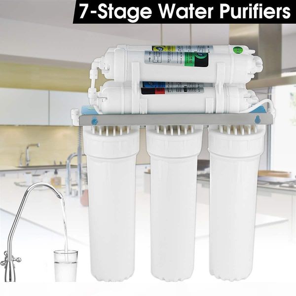 

7 stage drinking uf ultrafiltration water filter system home kitchen purifier water filters with faucet valve water pipe t200810